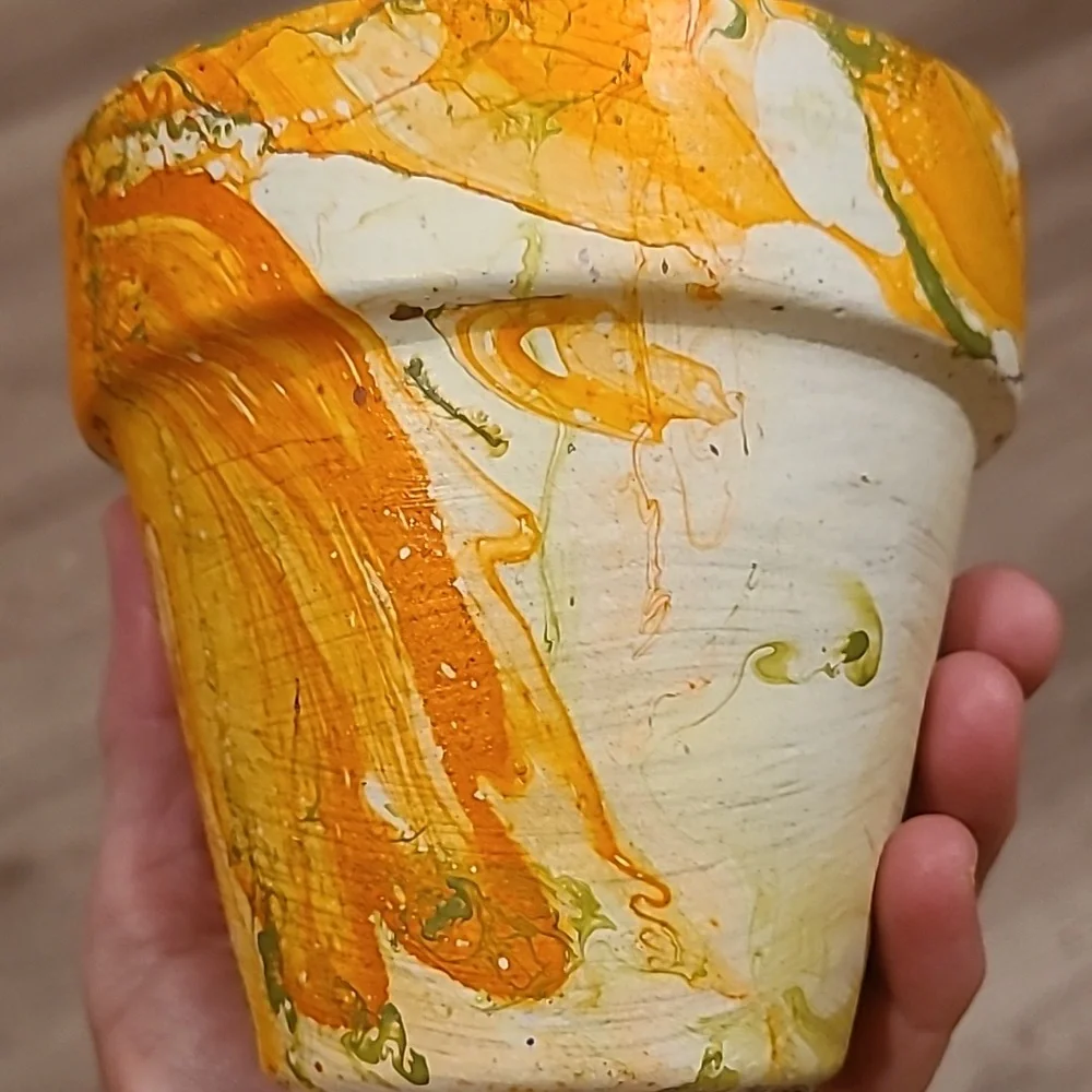 Fall flower Pot